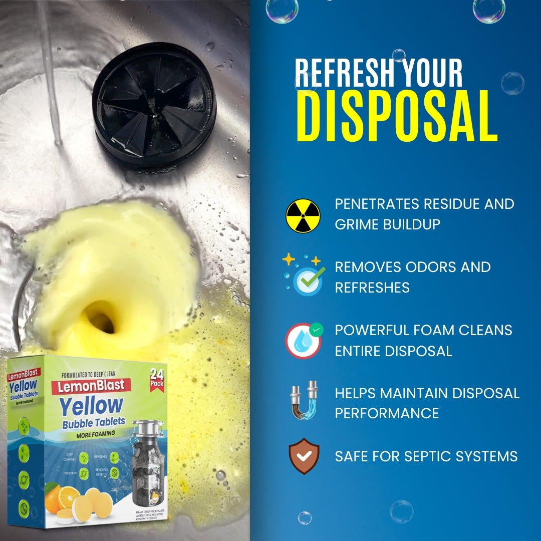 LemonBlast Yellow Bubble Tablets | 🔥FLAT 50% OFF SAVING🔥