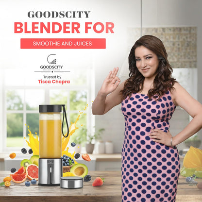 Portable Rechargeable Glass Smoothie Blender